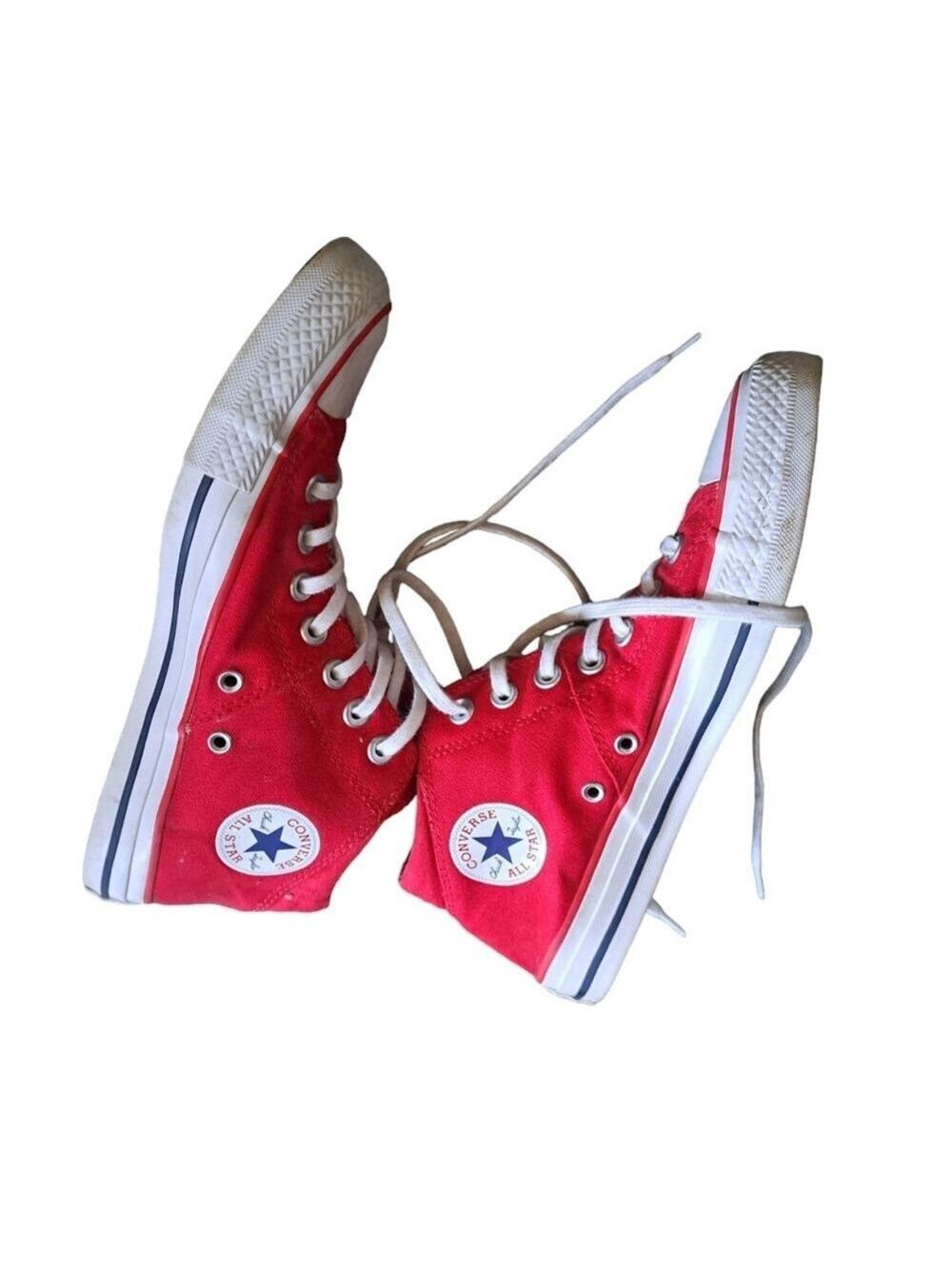 Converse Chuck Taylor All Star Madison Mid Top Sneakers shoes red canvas comfy 9 - Picture 4 of 12
